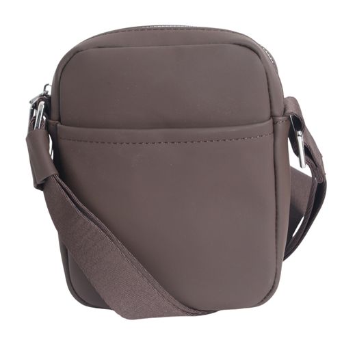 Crossbody Unexpected café oscuro sólido para hombre