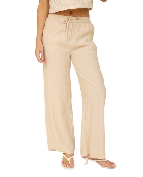 Pantalón Mine pull on de cintura alta para mujer
