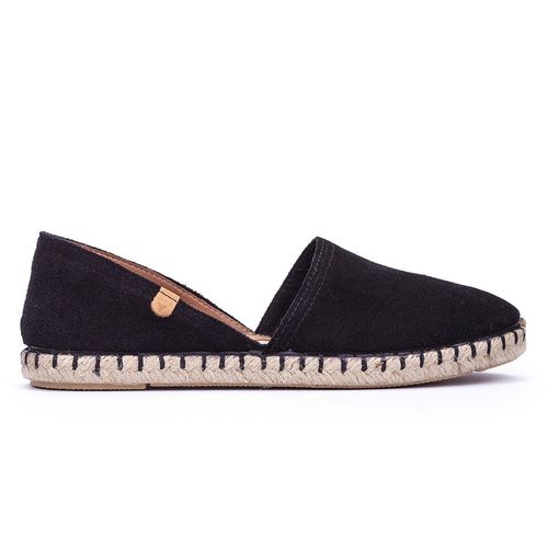 Zapato alpargatas casual Verbenas Carmen color negro para mujer