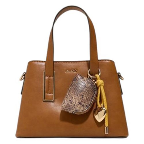 Cartera satchel Aldo color café para mujer
