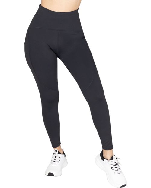 Legging deportiva Everlast swift negra sólida para mujer