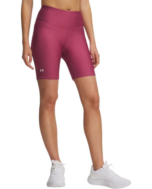 Short deportivo Under Armour rosado sólido para mujer