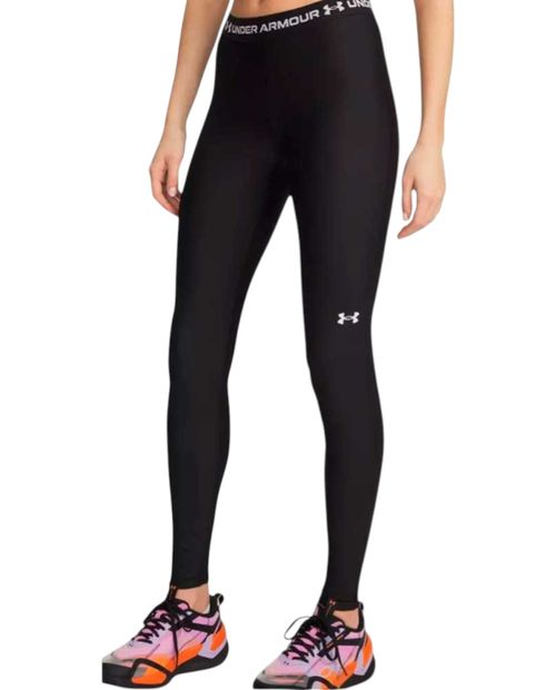Legging deportiva Under Armour negra estampada para mujer