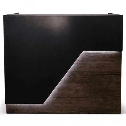 Mueble de recepción con iluminación Led