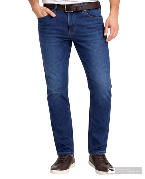 Jeans Pepe Revolution slim fit azul denim lavado para hombre