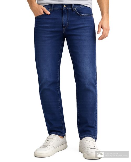 Jeans Pepe Revolution slim fit azul denim oscuro lavado para hombre