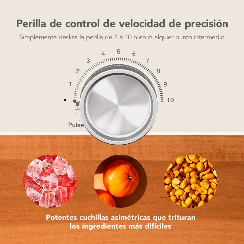 Combo Refrigeradora Side by Side 639 L (22 PCU) Energy star KRSC703HPS  + Licuadora Pure Power, 10 Velocidades - 2Litros KitchenAid-1772661061545