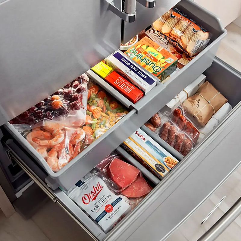 Combo Refrigeradora French door 758 L (26 PCU) PCU KRFF577KPS + Licuadora Pure Power KitchenAid, 10 Velocidades - 2Litros KitchenAid-1772663172972