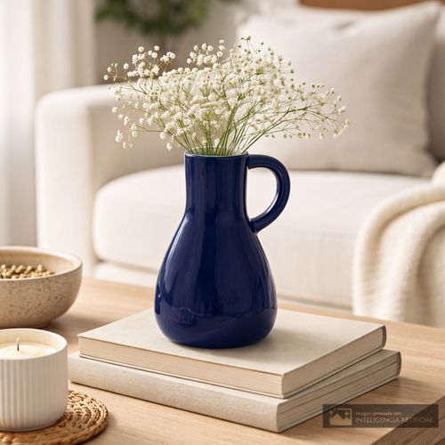 Jarra decorativa de cerámica 20x13 cm