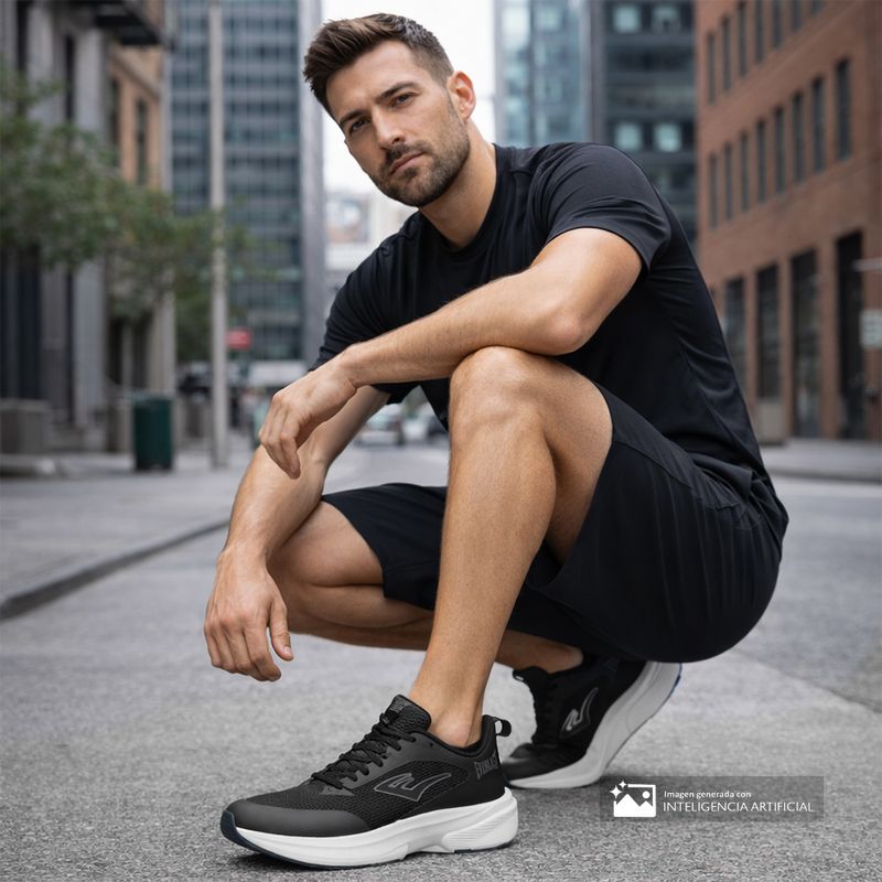 e。 Zapato deportivo Everlast negro para hombre - Siman Costa Rica