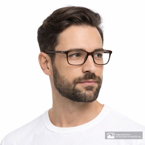 Aro completo rectangular Mont Blanc de acetato para hombre