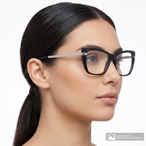 Aro completo cateye Guess de acetato para mujer