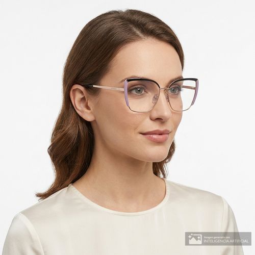 Aro completo cateye Guess de metal para mujer