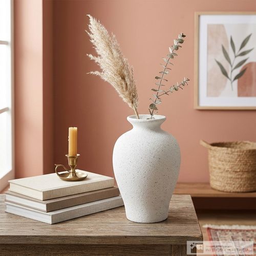 Jarrón decorativo de cerámica 14.5x35 cm