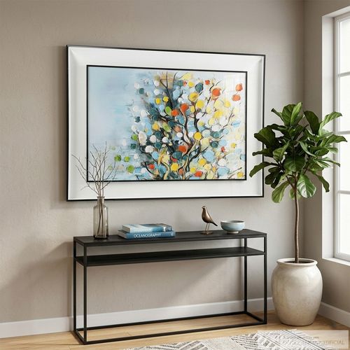 Cuadro decorativo árbol enmarcado 60x80 cm