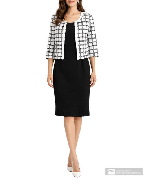 Vestido Maya Brooke formal sin mangas para mujer