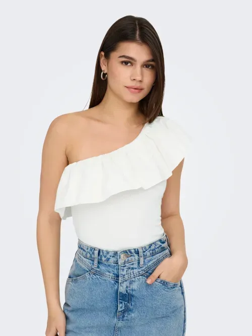Blusa Only casual sólida sin mangas para mujer