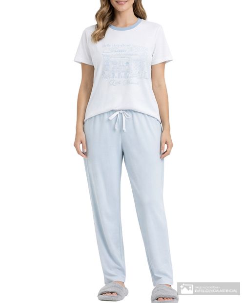 Pijama con pantalón Orange para mujer