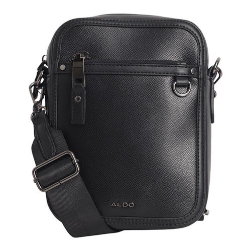 Bolso crossbody Aldo negro texturizado para hombre
