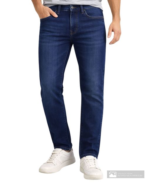 Jeans Nautica slim fit azul denim lavado para hombre