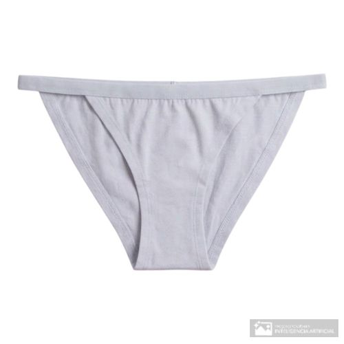 Bikini Orange gris de cintura corta para mujer