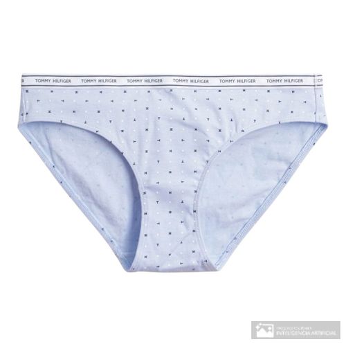 Bikini Tommy Hilfiger estampado de cintura media para mujer