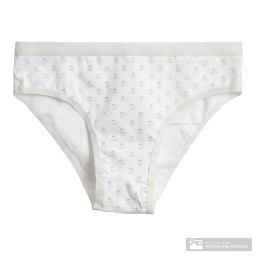 Panti Accente estampado de cintura media para mujer