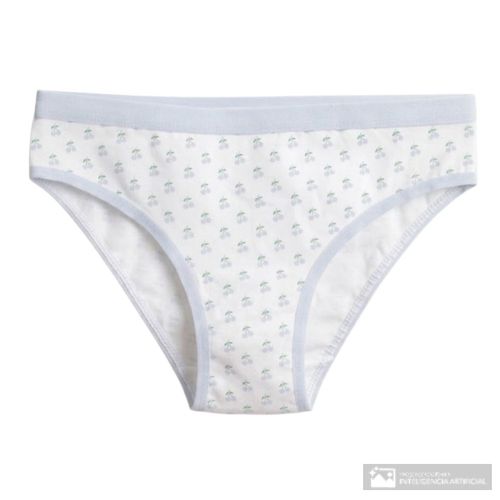 Panti Accente estampado de cintura media para mujer