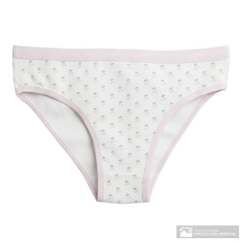 Panti Accente estampado de cintura media para mujer