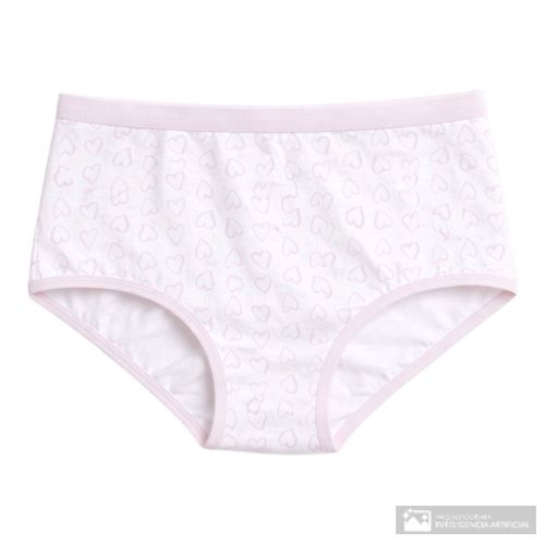 Hípster Accente estampado de cintura alta para mujer