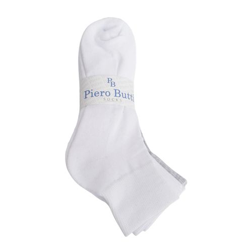 Pack de 6 pares de calcetines ankle Piero Butti bicolor texturizados para hombre