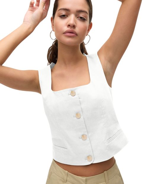 Chaleco Vero Moda sólido para mujer