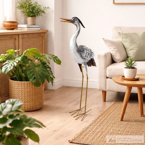 Garza decorativa de metal 20x80 cm