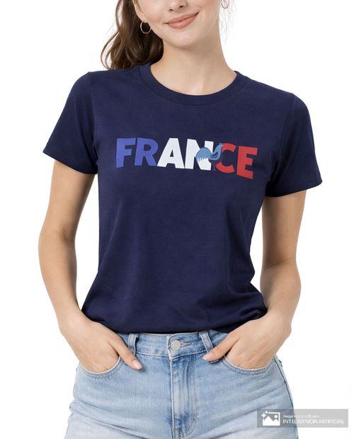 Camiseta Unexpected estampada del Mundial 2026 Francia para mujer