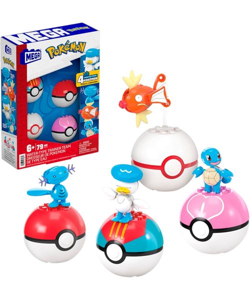 Mega Bloks equipo de entrenador de agua Pokémon JCT42