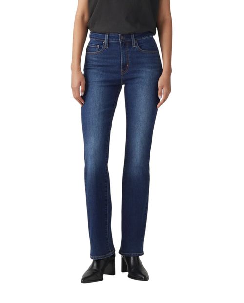 Jeans Levi's 725 bootcut azul cintura alta para mujer
