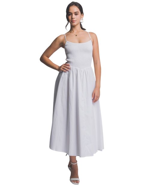 Vestido Love Tree midi de tirantes para mujer