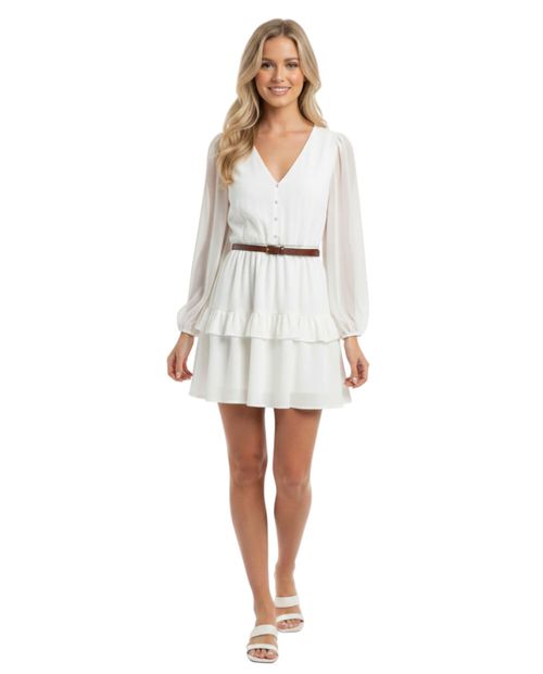 Vestido Love Tree casual manga larga para mujer