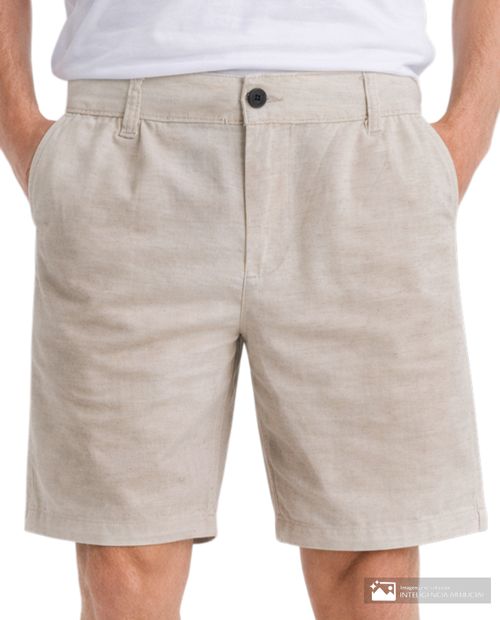 Short Casual Gents regular fit ivory heather para hombre