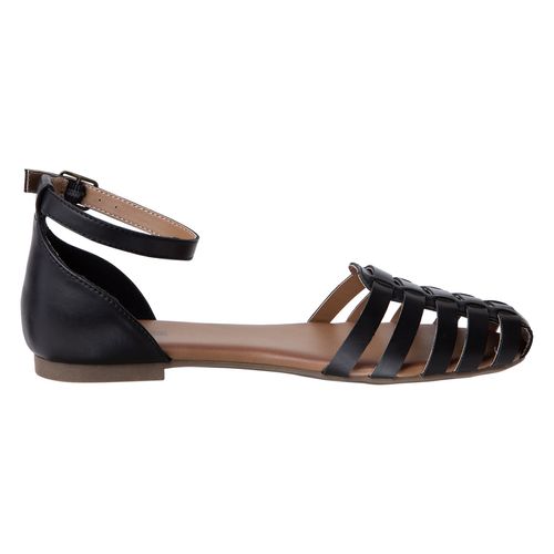 Sandalias Planas Peyton Para Mujer Negro State Street 198546