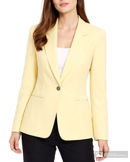 Chaqueta Kasper Separates amarilla para mujer