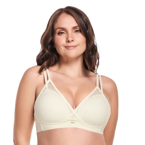 Brasier Laura sin aros beige copa B para mujer
