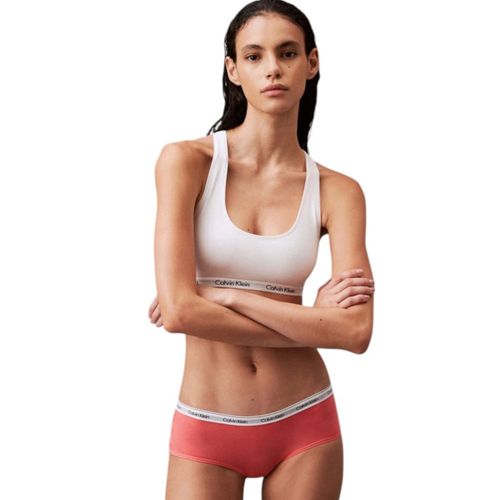 Hipster Calvin Klein anaranjado cintura media para mujer