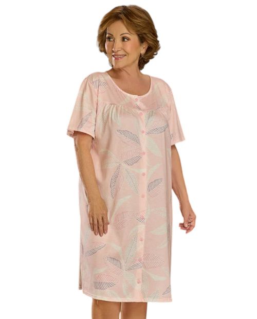 Bata Parisien rosado estampado manga corta para mujer