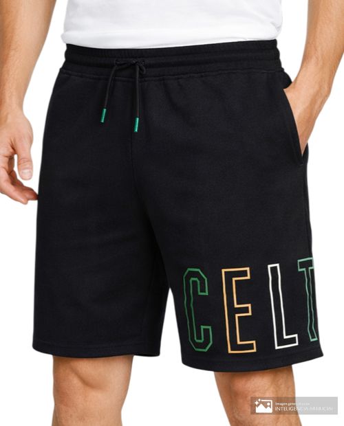 Short deportivo NBA Celtics negro para hombre