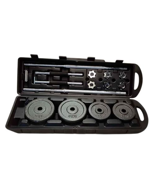 Set de mancuernas con barra y peso intercambiable hasta 50kg K6