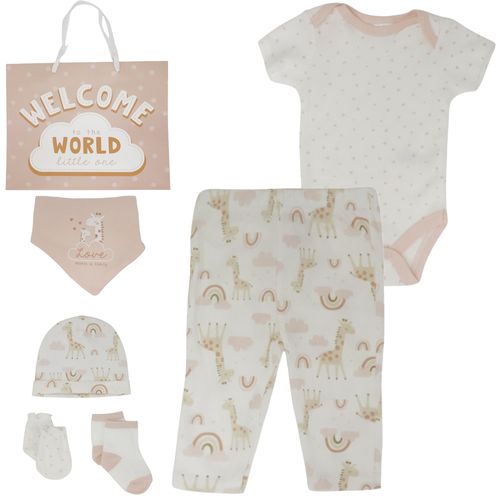 Set de regalo 8 piezas multicolor para bebé niña