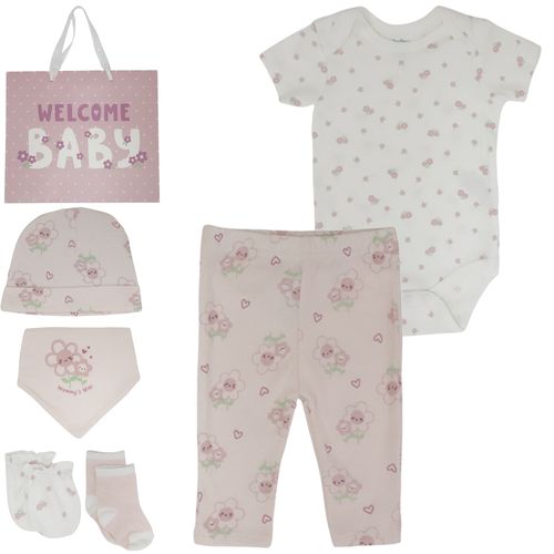 Set de regalo 8 piezas multicolor para bebé niña