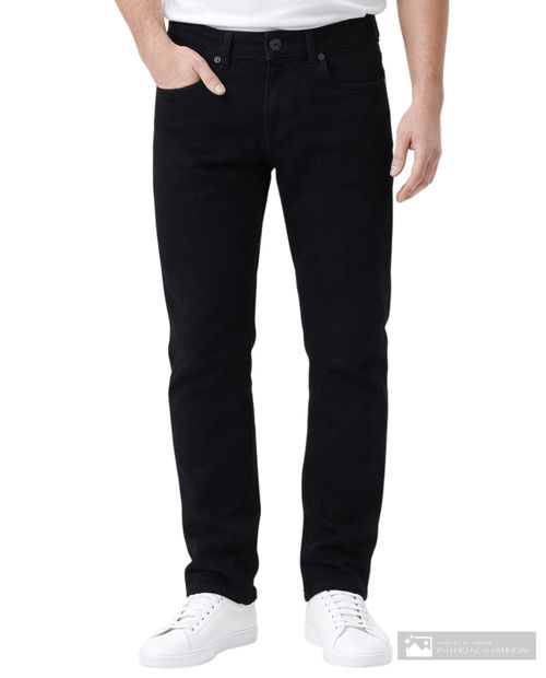 Jeans Gents modern fit negro denim para hombre