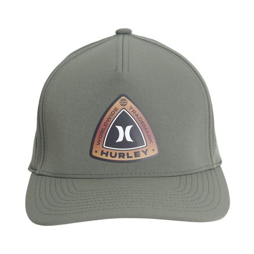 Gorra Hurley taupe estampada para hombre